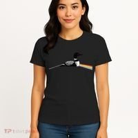 Original Classic Dark Side Of The Loon Bird Watching Women's T-Shirt thumb 4