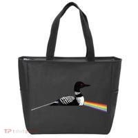 Original Classic Dark Side Of The Loon Bird Watching Tote Bag thumb 0
