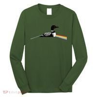 Original Classic Dark Side Of The Loon Bird Watching Long Sleeve Shirt thumb 0