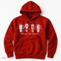 Obsessive Cup Disorder Cute Christmas Funny Hoodie thumb 0