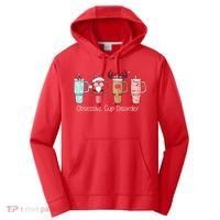 Obsessive Cup Disorder Cute Christmas Funny Performance Fleece Hoodie thumb 0