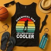 Onewheel Cool Dad One Wheel Tank Top thumb 4