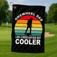 Onewheel Cool Dad One Wheel Golf Towel thumb 1