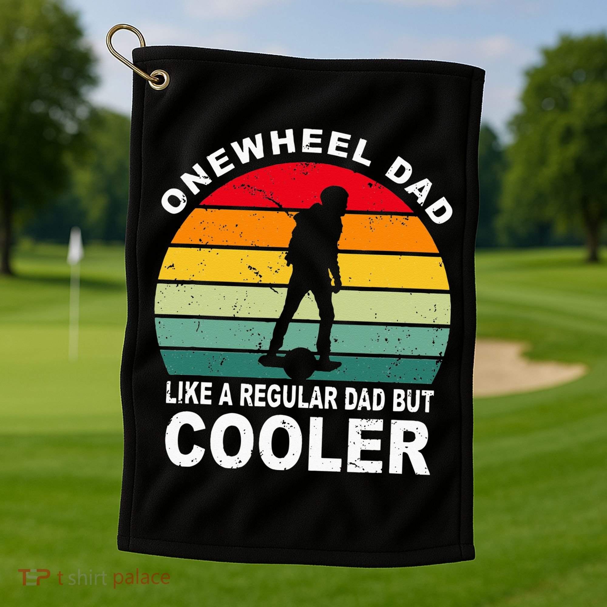 Onewheel Cool Dad One Wheel Golf Towel