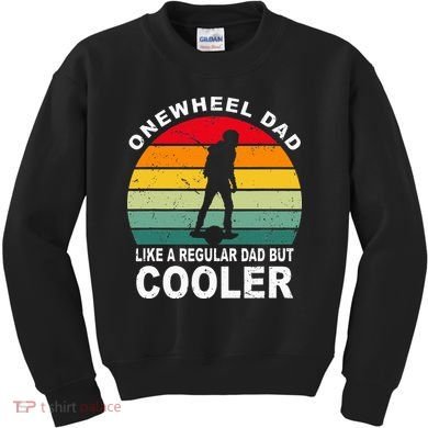 Onewheel Cool Dad One Wheel Kids Sweatshirt