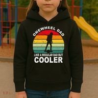 Onewheel Cool Dad One Wheel Kids Hoodie thumb 3