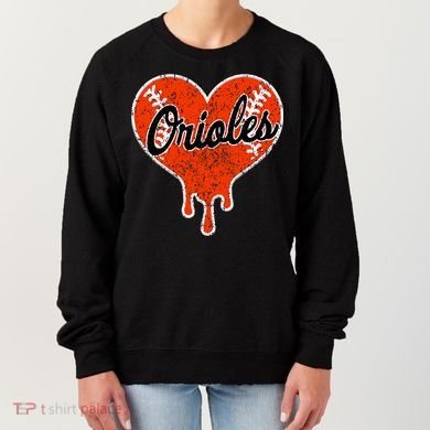 Oriole Cute Dripping Heart Women's Sweatshirt