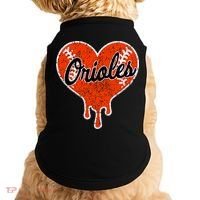 Oriole Cute Dripping Heart Doggie Tank thumb 0
