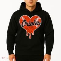Oriole Cute Dripping Heart Hoodie thumb 2