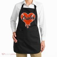 Oriole Cute Dripping Heart Apron thumb 2