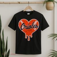 Oriole Cute Dripping Heart T-Shirt thumb 2