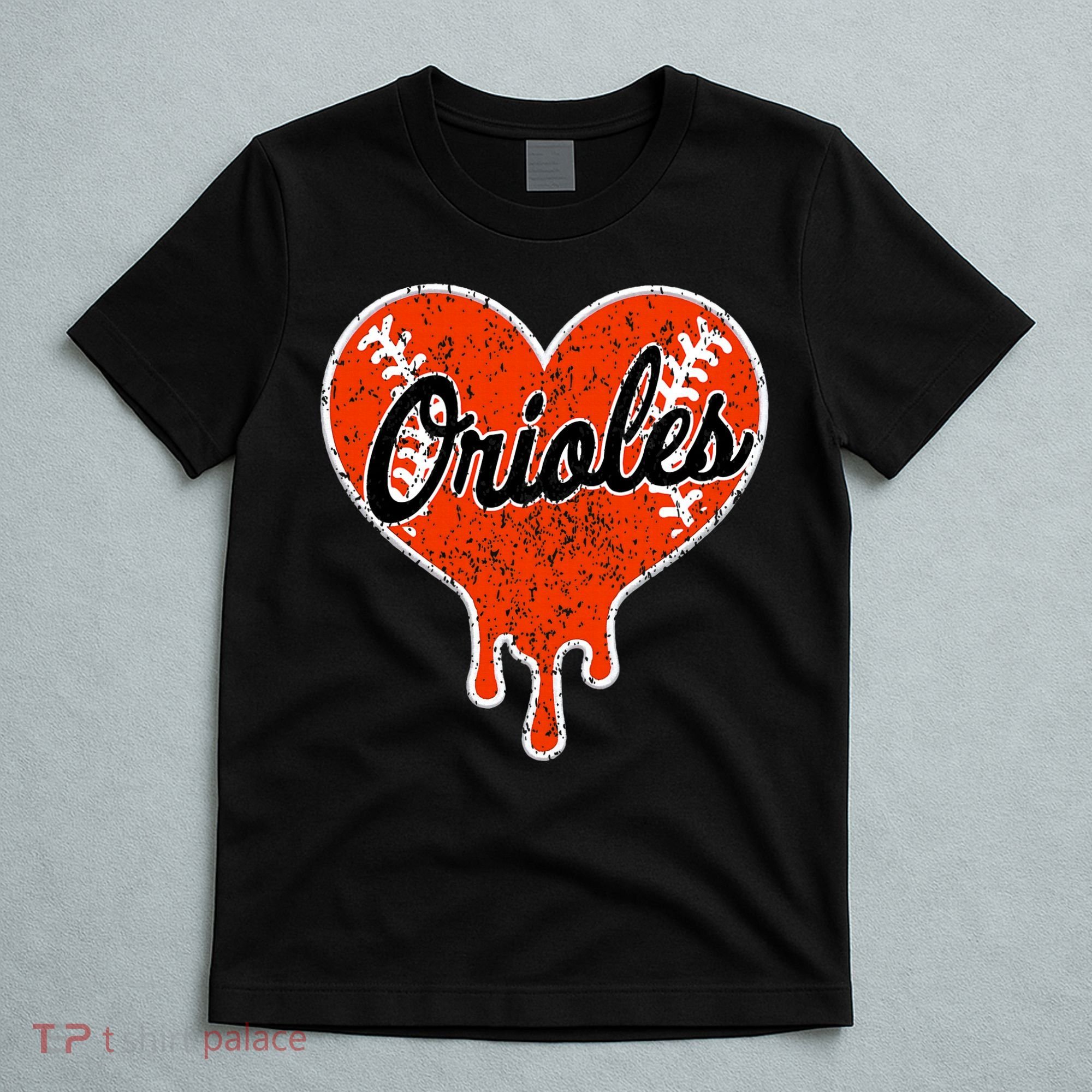 Oriole Cute Dripping Heart T-Shirt