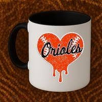 Oriole Cute Dripping Heart Coffee Mug thumb 2