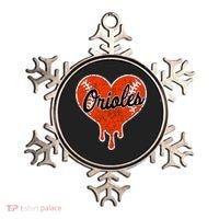 Oriole Cute Dripping Heart Ornament thumb 0