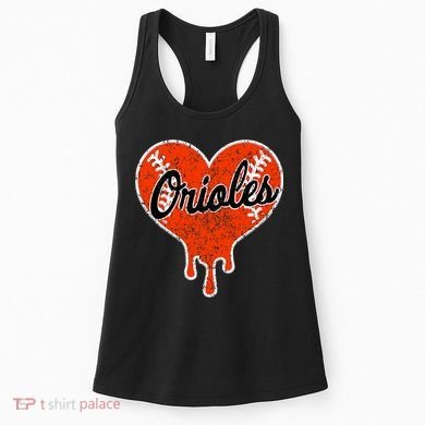 Oriole Cute Dripping Heart Women's Tank Top