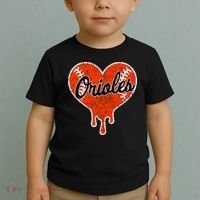 Oriole Cute Dripping Heart Toddler T-Shirt thumb 2