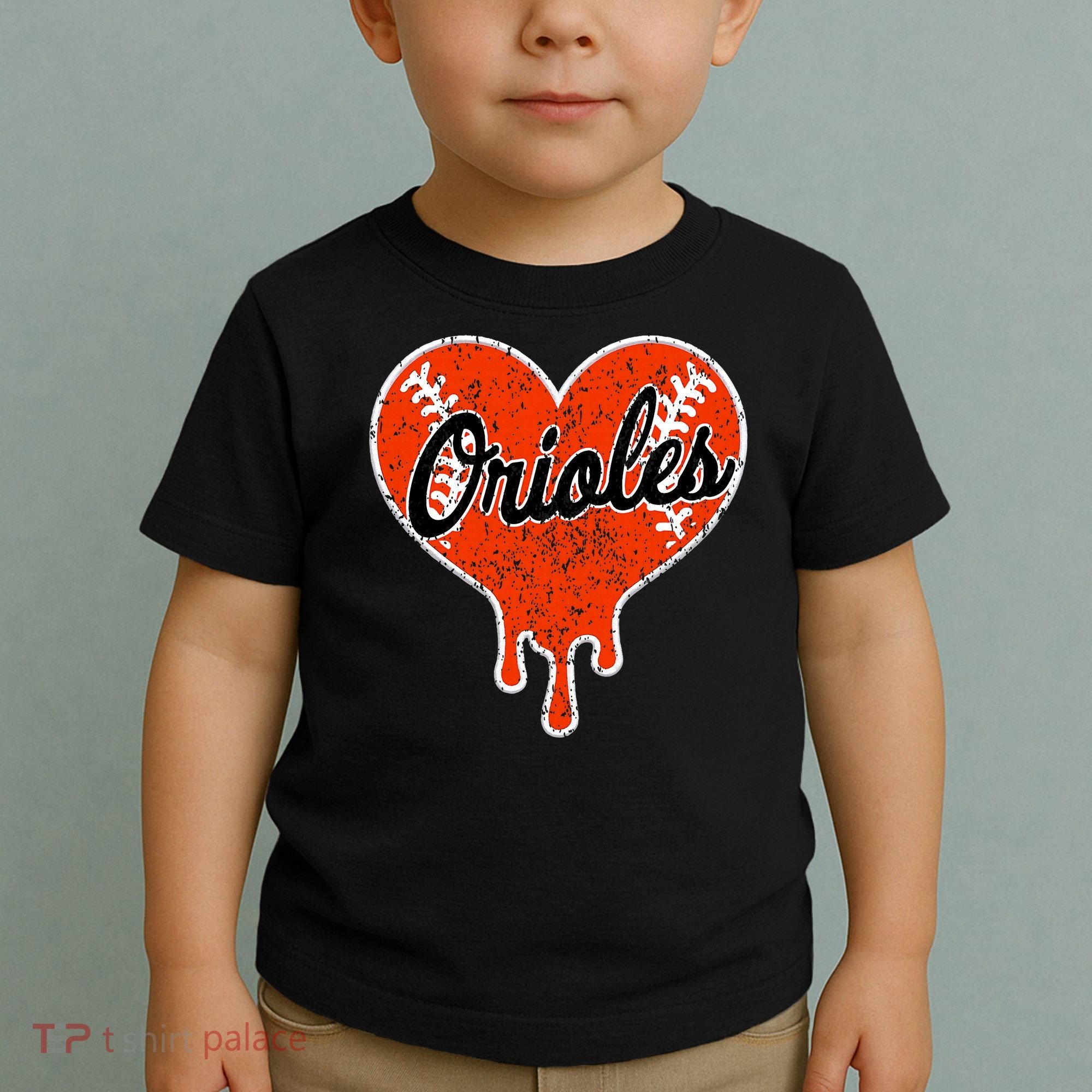 Oriole Cute Dripping Heart Toddler T-Shirt