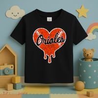Oriole Cute Dripping Heart Toddler T-Shirt thumb 3