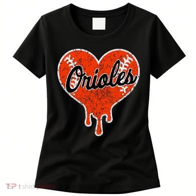 Oriole Cute Dripping Heart Women's T-Shirt