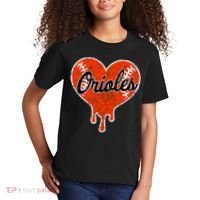 Oriole Cute Dripping Heart Kids T-Shirt thumb 2