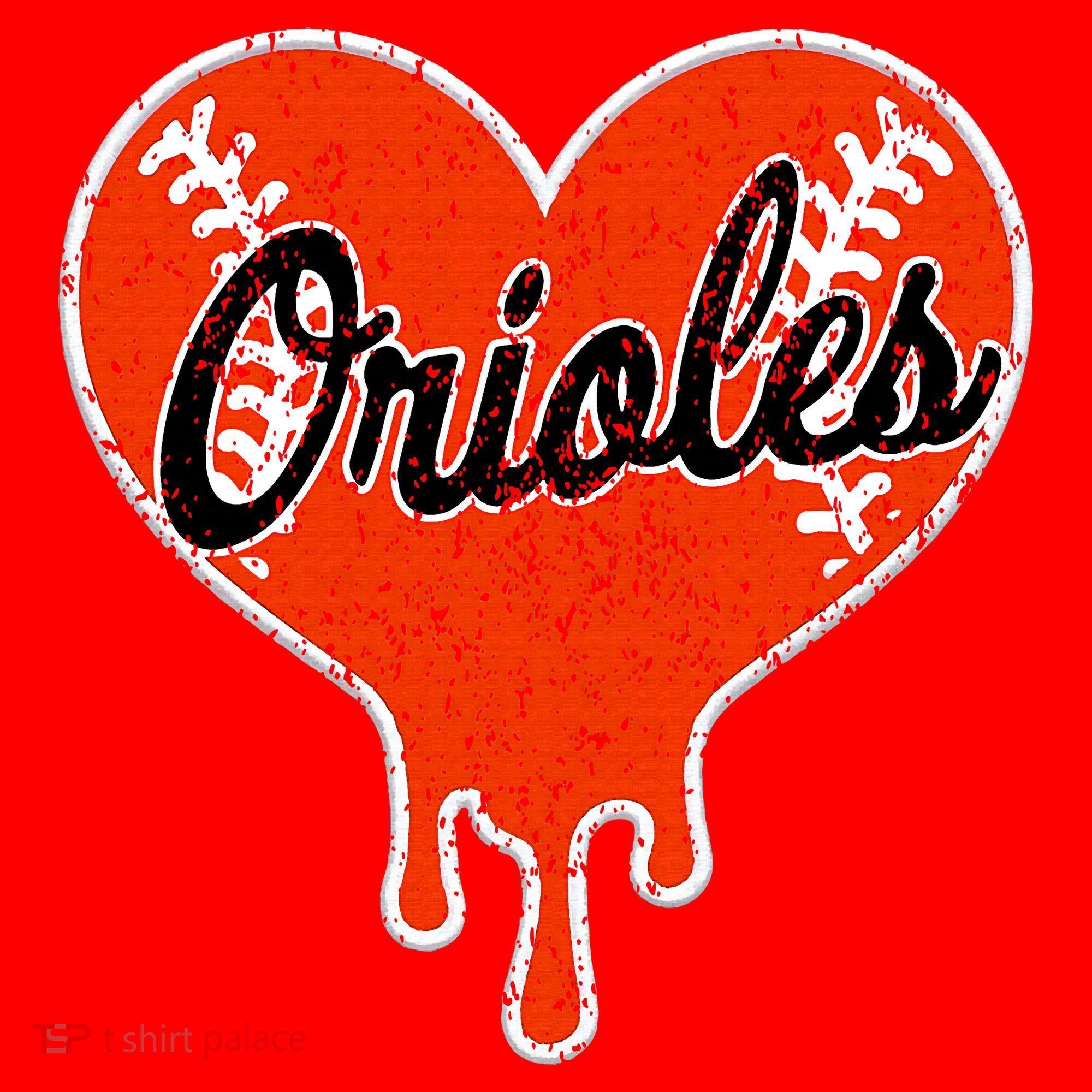 Oriole Cute Dripping Heart Santa Hat