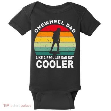 Onewheel Cool Dad One Wheel Baby Bodysuit