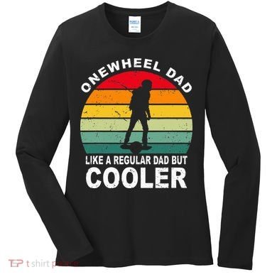 Onewheel Cool Dad One Wheel Women's Long Sleeve Shirt
