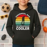 Onewheel Cool Dad One Wheel Kids Hoodie thumb 2