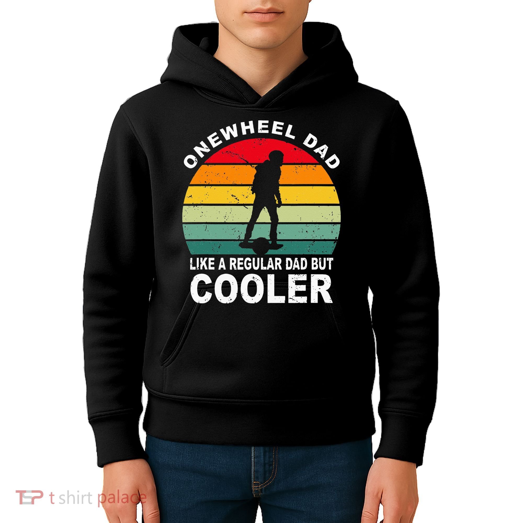 Onewheel Cool Dad One Wheel Kids Hoodie