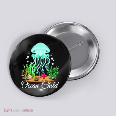 Ocean Child Button