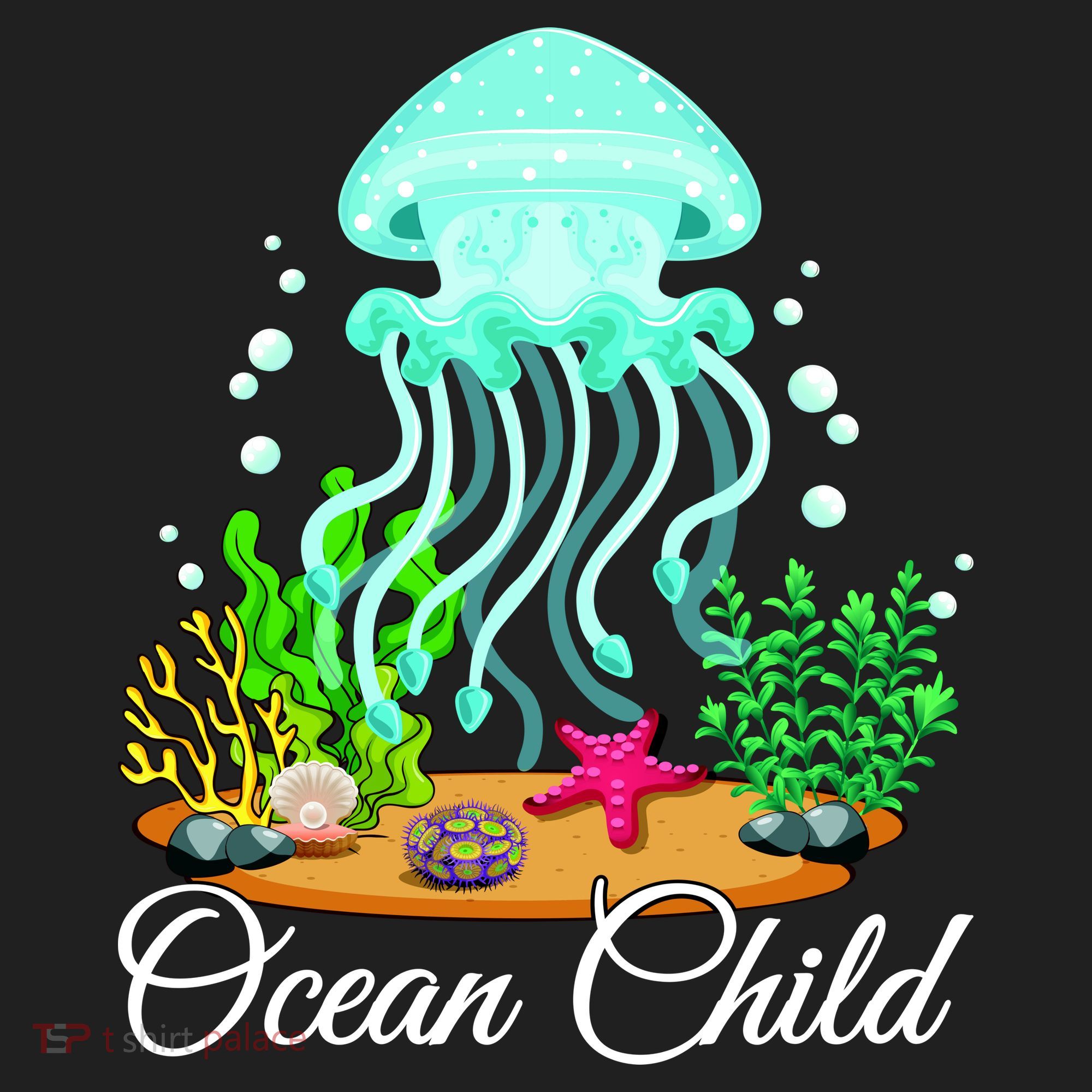 Ocean Child Golf Towel