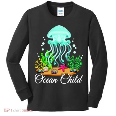 Ocean Child Kids Long Sleeve Shirt
