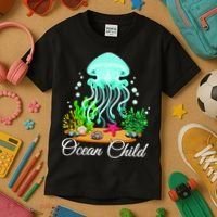 Ocean Child Kids T-Shirt thumb 3
