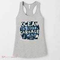Ocean Is Not A Garbage Can Women's Tank Top thumb 0