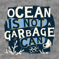 Ocean Is Not A Garbage Can Women's Tank Top thumb 5
