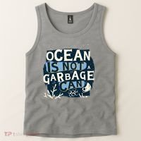 Ocean Is Not A Garbage Can Tank Top thumb 2