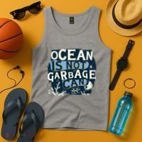 Ocean Is Not A Garbage Can Tank Top thumb 4