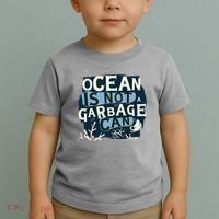 Ocean Is Not A Garbage Can Toddler T-Shirt thumb 2