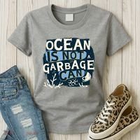 Ocean Is Not A Garbage Can Women's T-Shirt thumb 3