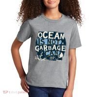 Ocean Is Not A Garbage Can Kids T-Shirt thumb 2