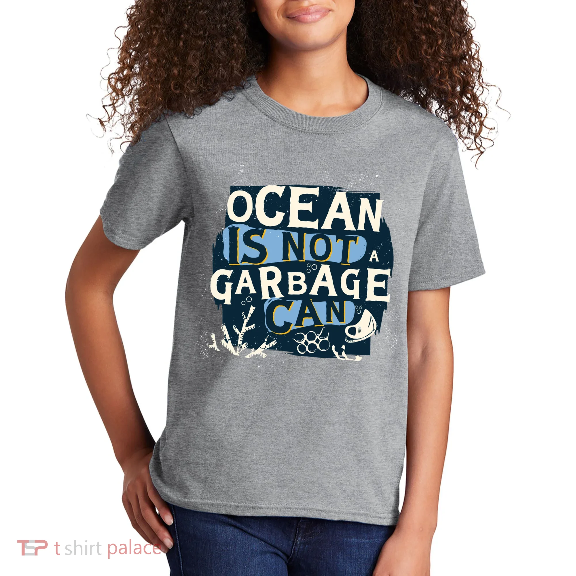 Ocean Is Not A Garbage Can Kids T-Shirt