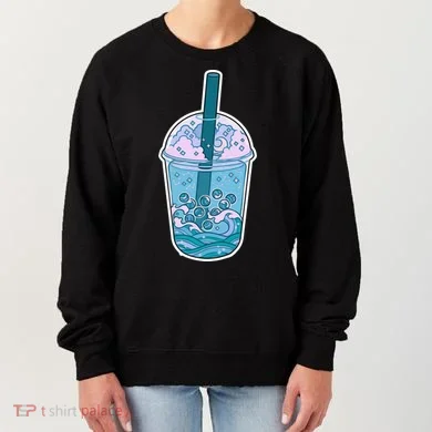 Ocean Waves Boba Tea Women's Sweatshirt