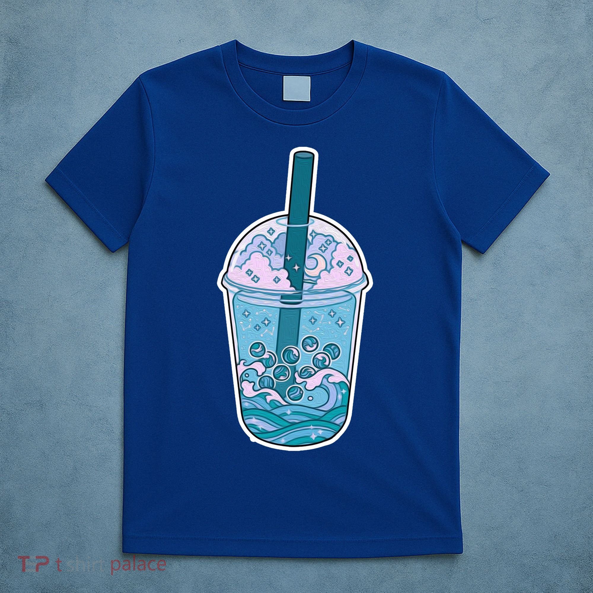 Ocean Waves Boba Tea T-Shirt