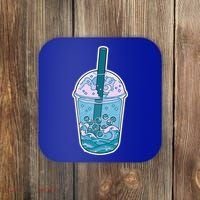 Ocean Waves Boba Tea Coaster thumb 0