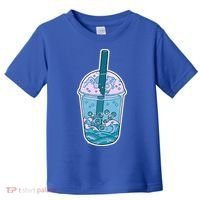 Ocean Waves Boba Tea Toddler T-Shirt thumb 0