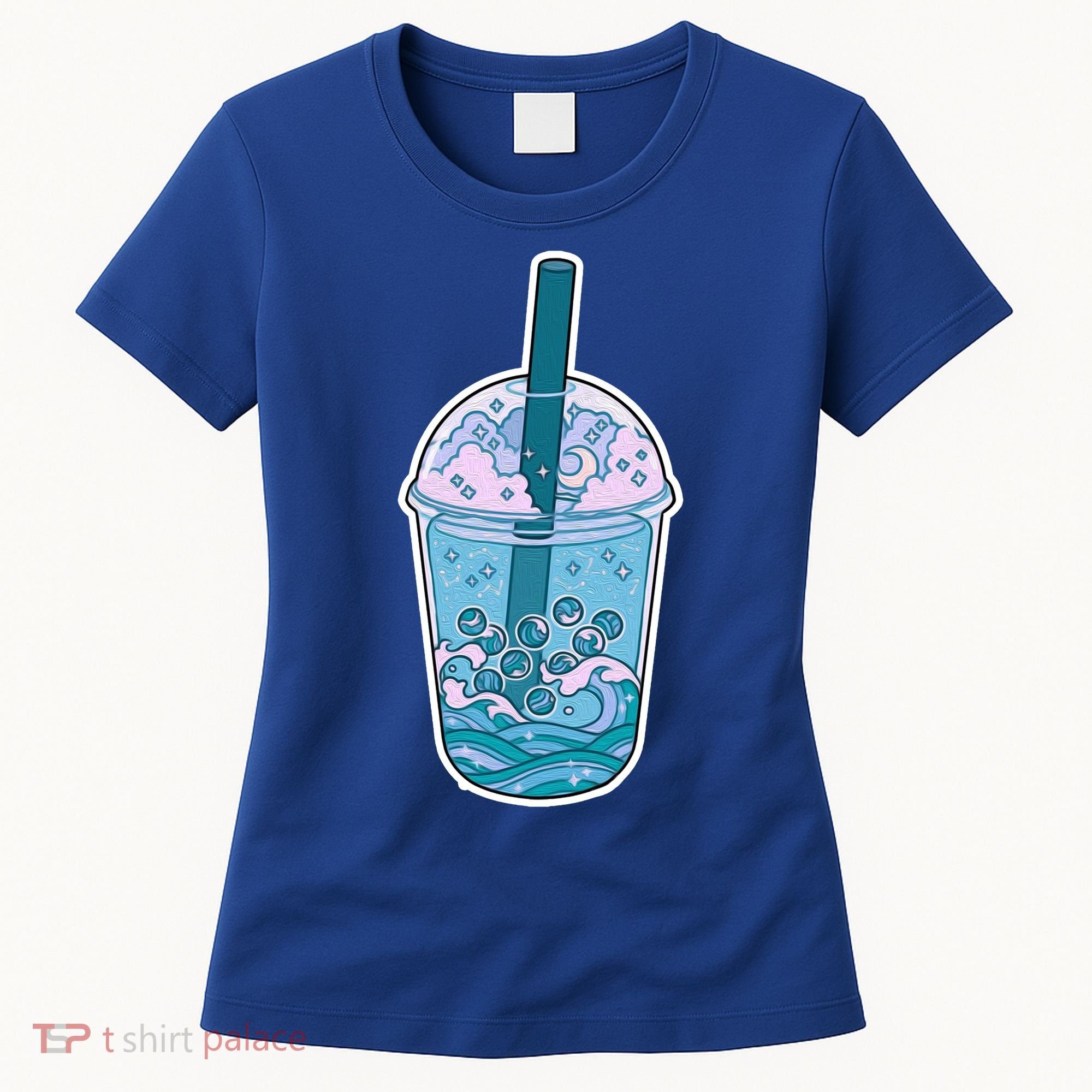 Ocean Waves Boba Tea Women's T-Shirt