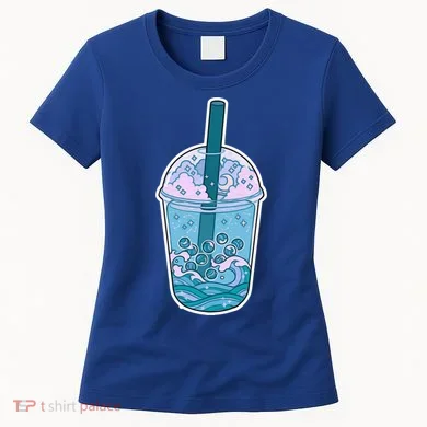 Ocean Waves Boba Tea Women's T-Shirt