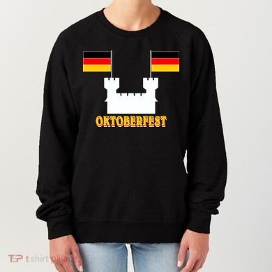Oktoberfest Castle Flag Women's Sweatshirt
