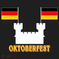 Oktoberfest Castle Flag Women's Sweatshirt thumb 2