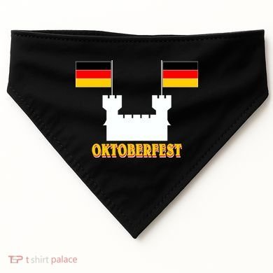 Oktoberfest Castle Flag USA-Made Doggie Bandana